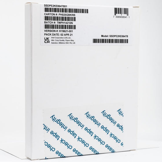 Intel DC P4610 SSDPE2KE064T8 SSDPE2KE064T801 6.4TB PCIe Gen 3.1 x4 4GB/s 2.5in Recertified Solid State Drive