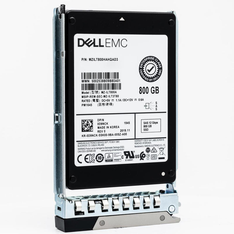 Dell G14 400-AZII D9NCK 800GB SAS 12Gb/s 2.5in Recertified Solid State Drive