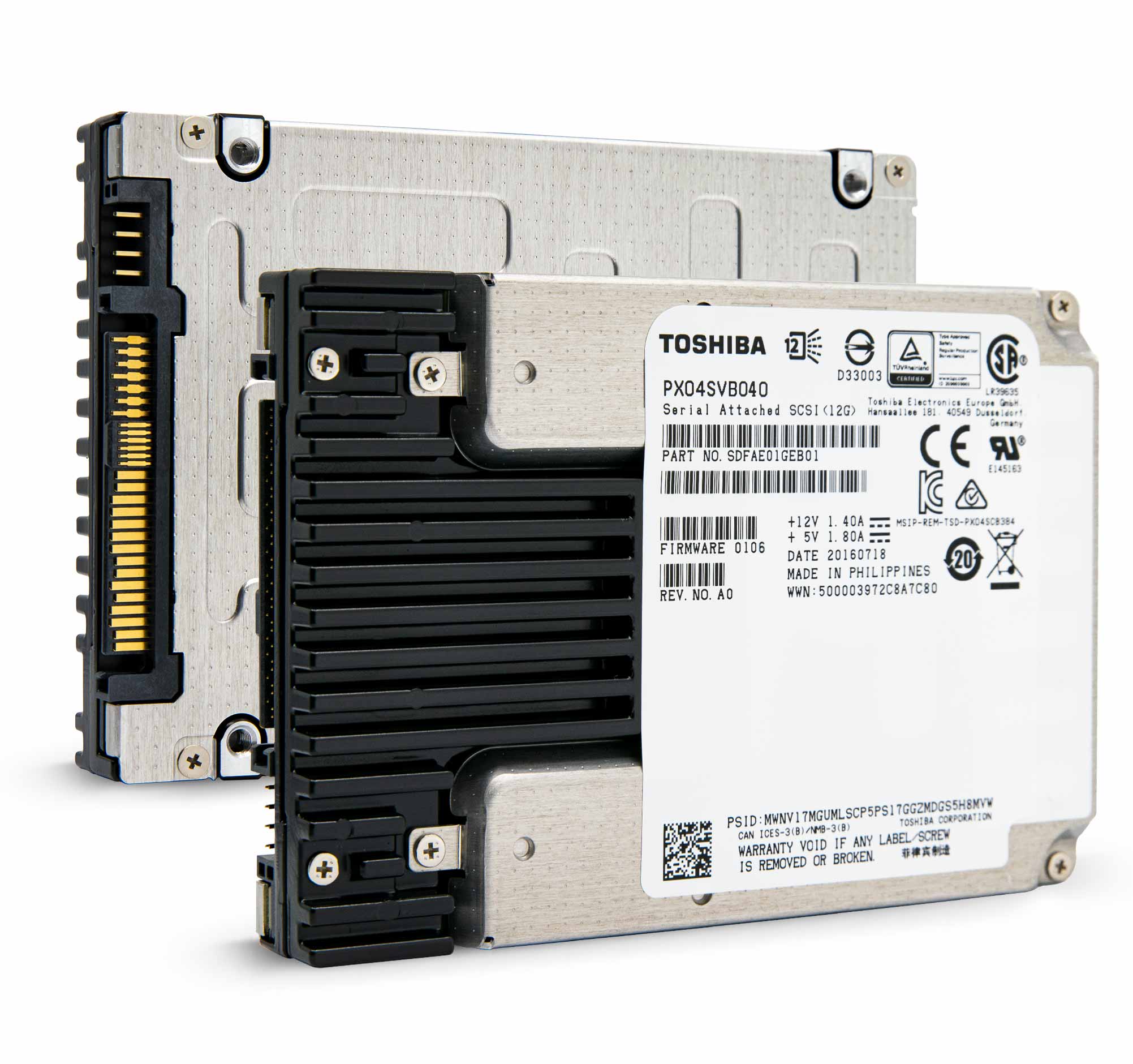 Toshiba PX04SVB PX04SVB040 400GB SAS 12Gb/s 2.5" Solid State Drive