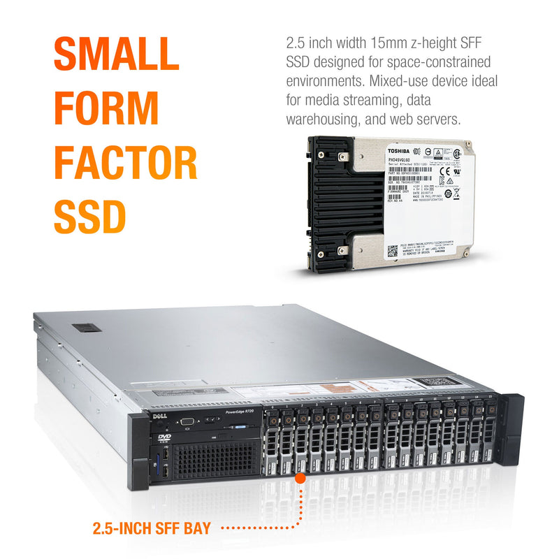 Toshiba PX04SVQ160 1.6TB SAS 12Gb/s 2.5" Solid State Drive