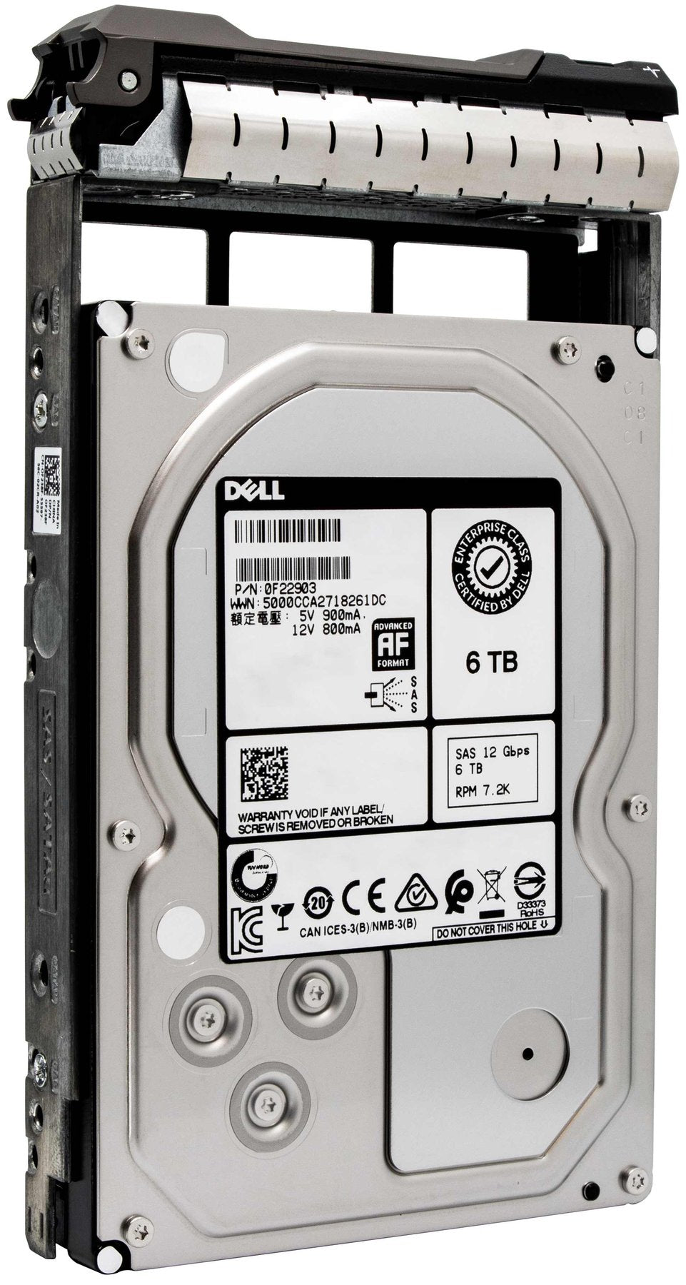 Dell G13 XYRNV 6TB 7.2K RPM SAS 6Gb/s 512e 3.5" NearLine Manufacturer Recertified HDD