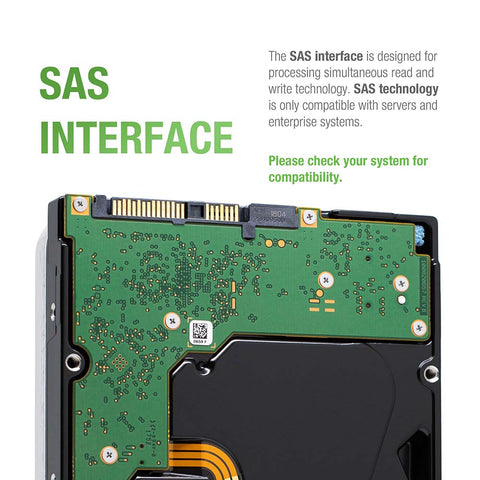Seagate Enterprise Capacity ST1000NM0005 1TB 7.2K RPM SAS 12Gb/s 512n 3.5in Recertified Hard Drive