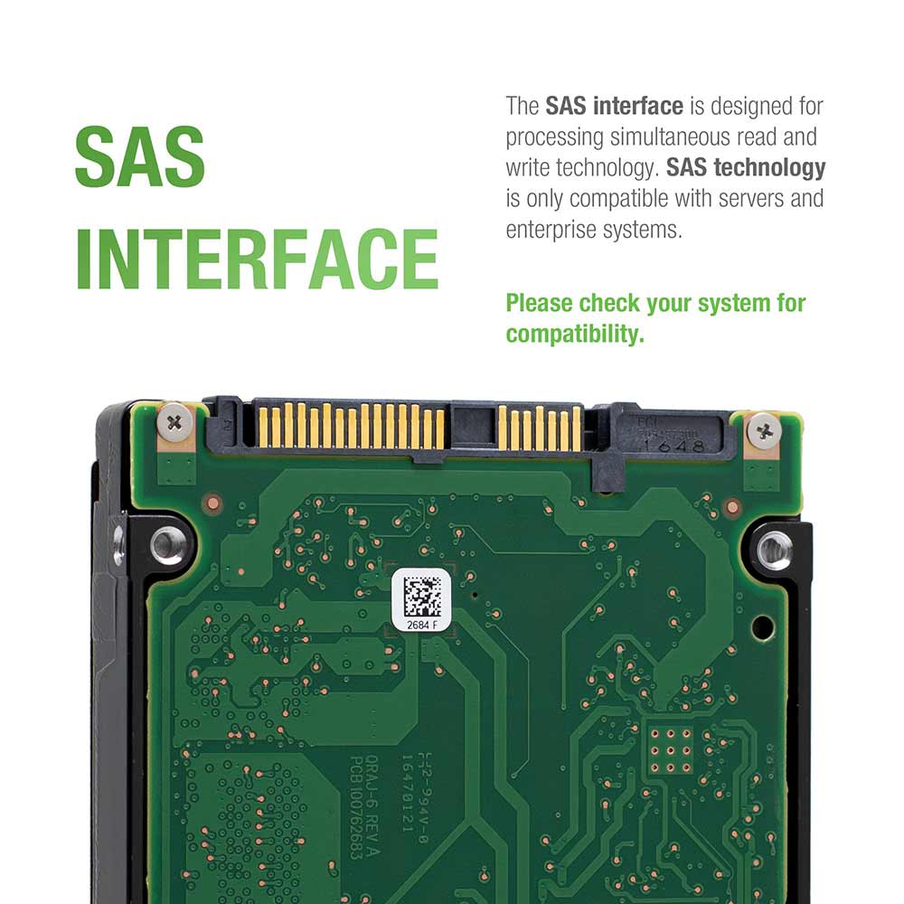 Seagate Exos 15E900 ST300MP0006 300GB 15K RPM SAS 12Gb/s 512n 256MB 2.5" Manufacturer Recertified HDD - SAS Interface