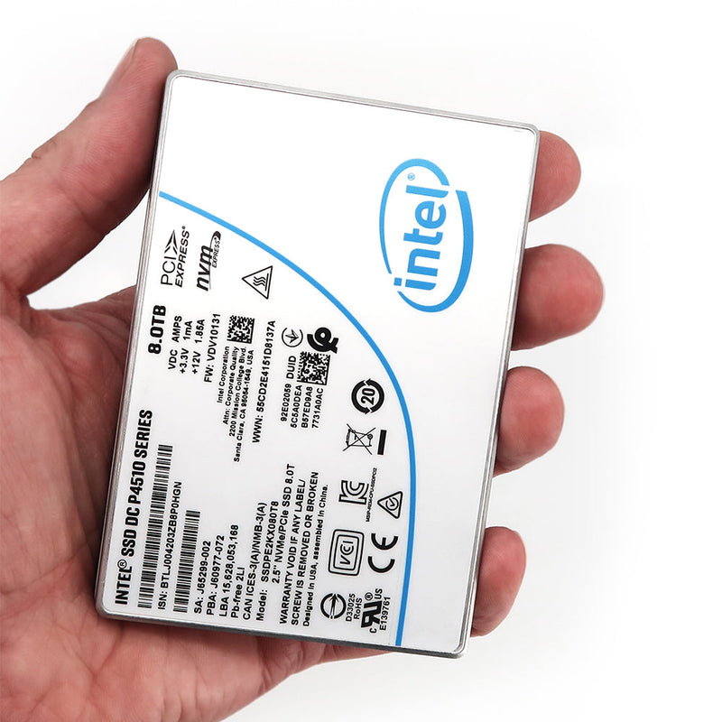 Intel DC P4510 SSDPE2KX080T801 8TB PCIe SSD —
