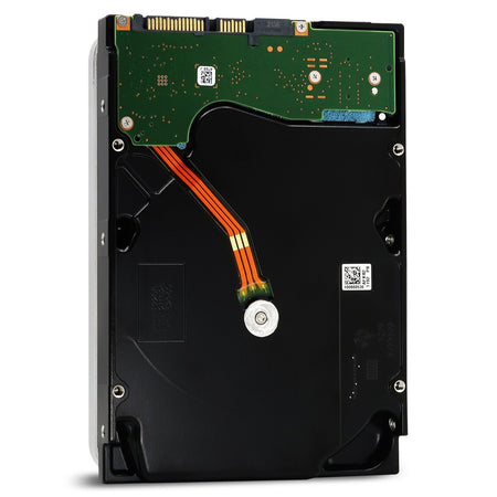 Seagate Exos X16 ST12000NM001G 12TB 7.2K RPM SATA 6Gb/s 512e/4Kn 256MB 3.5" FastFormat Manufacturer Recertified HDD - Rear View