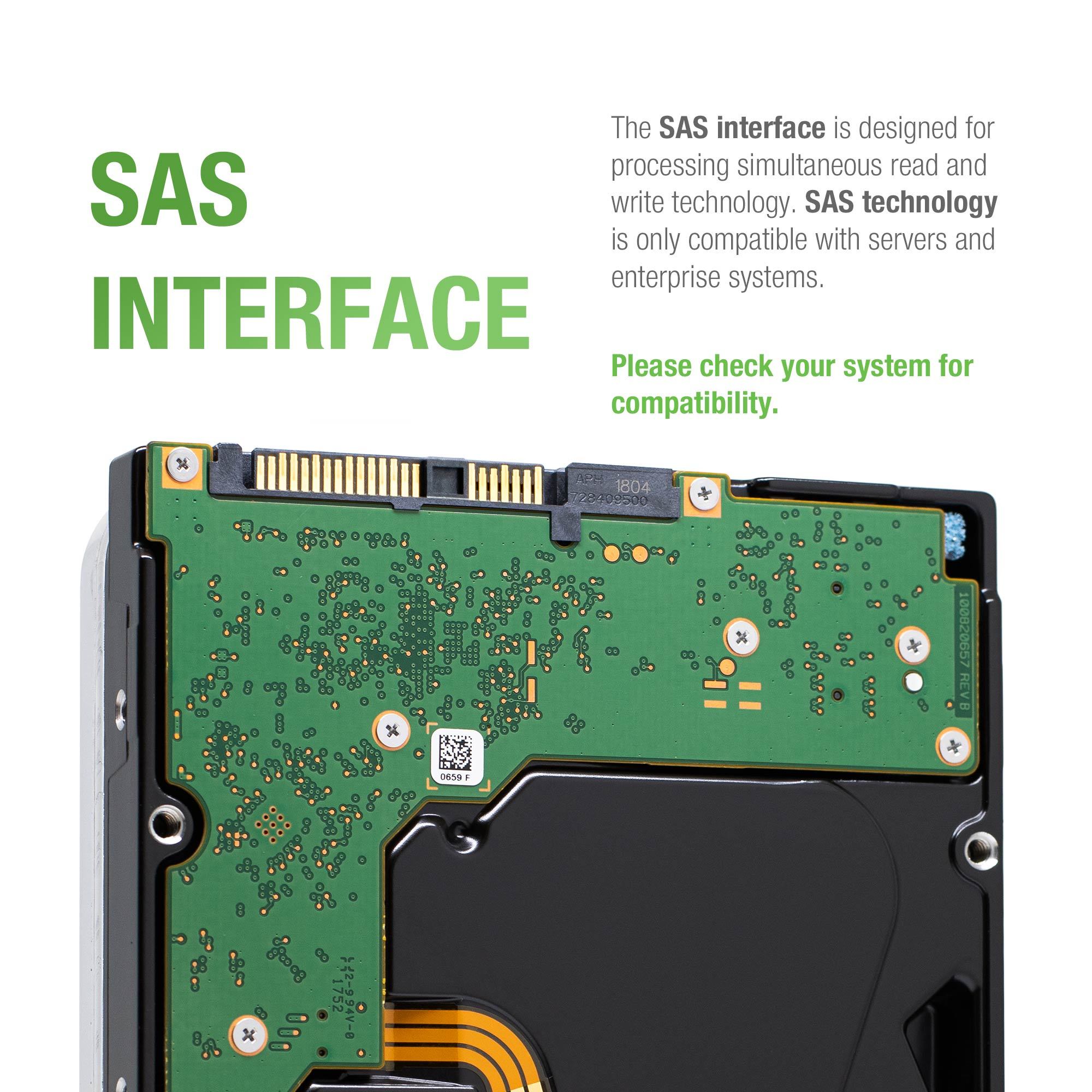 Seagate Exos X10 ST10000NM0236 10TB 7.2K RPM SAS 12Gb/s 512e 256MB 3.5" SED-FIPS Hard Drive - SAS Interface