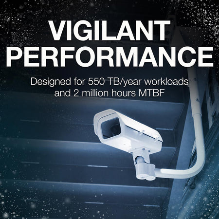 Seagate SkyHawk Surveillance ST12000VX0007 12TB 7.2K RPM SATA 6Gb/s 512e 3.5in Hard Drive - Vigilant Performance