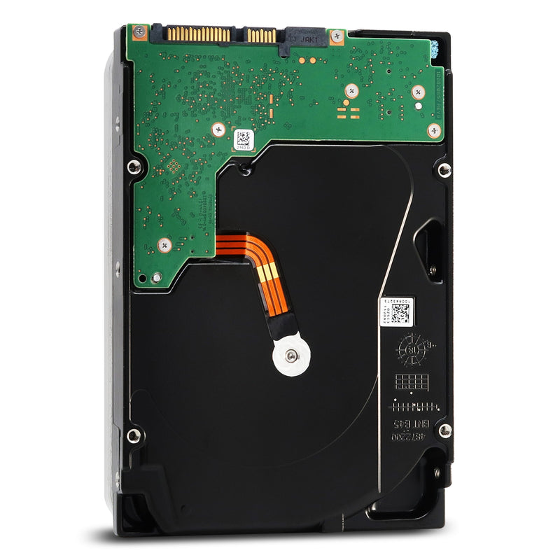 Seagate 14TB Hard Drive Exos X14 SATA 6Gb/s 512e 7200RPM 3.5" Manufacturer Recertified Enterprise HDD ST14000NM0018 - Rear View