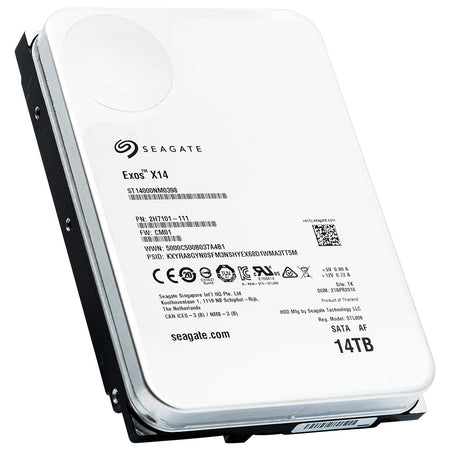 Seagate Exos X14 ST14000NM0398 14TB 7.2K RPM SATA 6Gb/s 512e 3.5in Hard Drive - Product Image