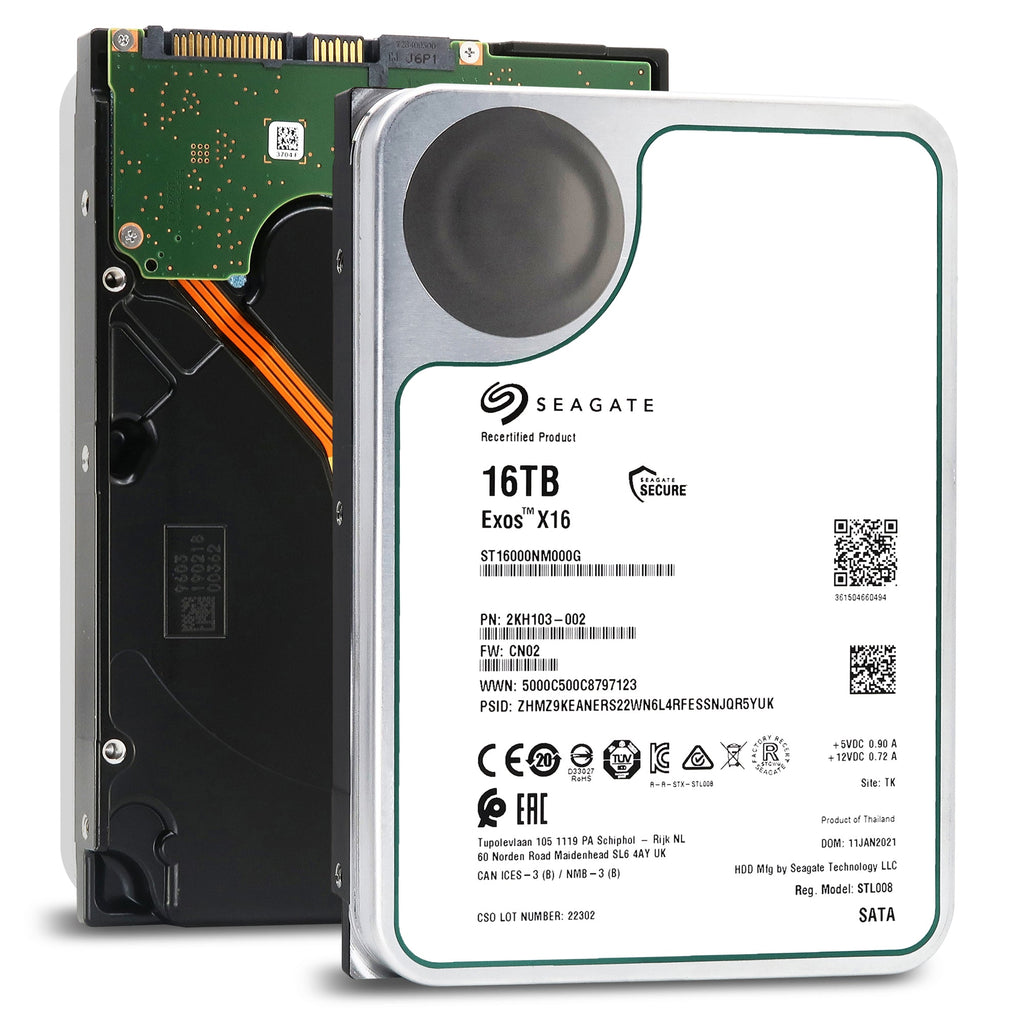 Seagate Exos X16 ST16000NM000G 16TB SATA 3.5