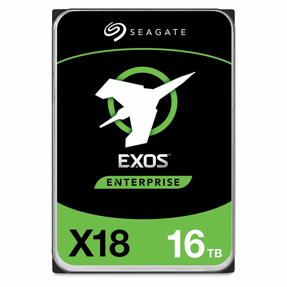 Seagate Exos X18 ST16000NM000J 16TB 7.2K RPM SATA 6Gb/s 3.5in Refurbished HDD