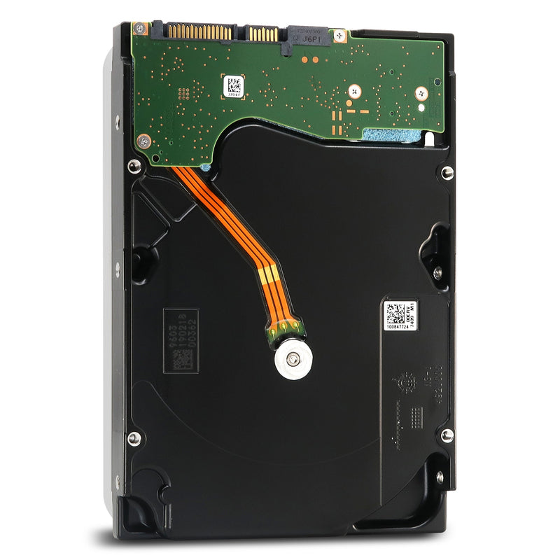Seagate 16TB Exos X16 ST16000NM001G 7200 RPM SATA 6Gb/s 512e/4Kn 256MB 3.5" Enterprise Hard Drive - Rear View