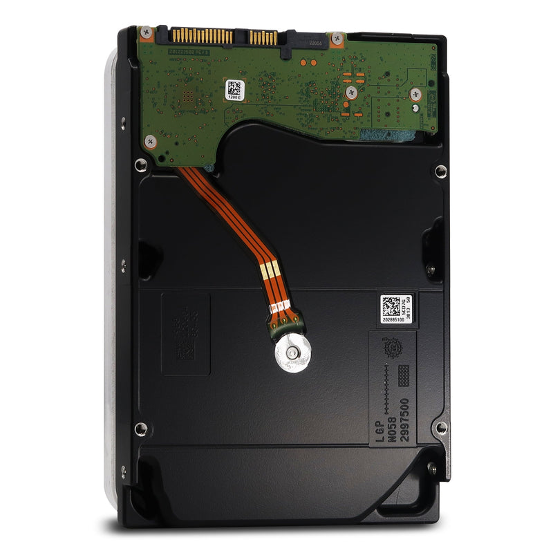 Seagate Exos X20 ST20000NM002D 20TB 7.2K RPM SAS 12Gb/s 3.5in Recertified Hard Drive Rear View