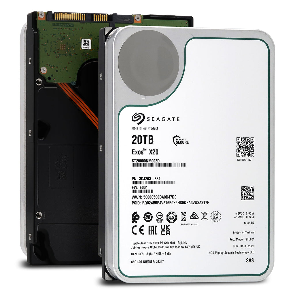 Seagate Exos X20 ST20000NM002D 20TB SAS 3.5
