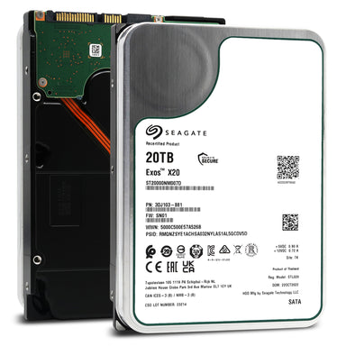 Seagate Exos X20 and IronWolf Pro 20TB HDDs Shipping