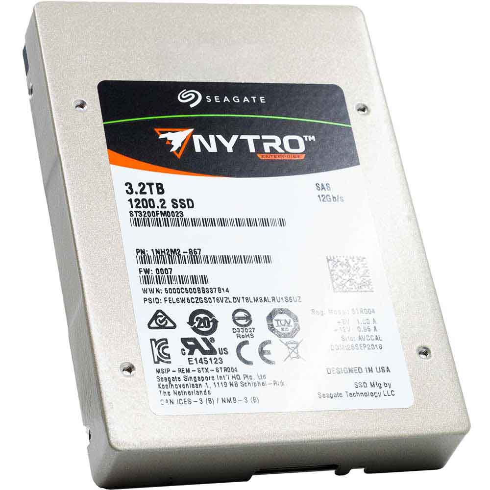 Seagate Nytro 1200.2 ST3200FM0023 3.2TB SAS 12Gb/s 2.5" Manufacturer Recertified SSD