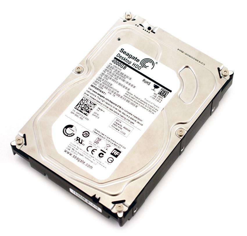 Seagate Desktop HDD ST4000DM000 4TB 5.9K RPM SATA-6Gb/s 64MB 3.5" Manufacturer Recertified HDD