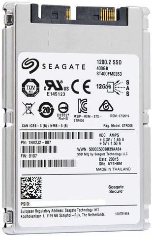 Seagate 1200.2 ST400GM0263 400GB SAS 12Gb/s 1.8" SED Solid State Drive