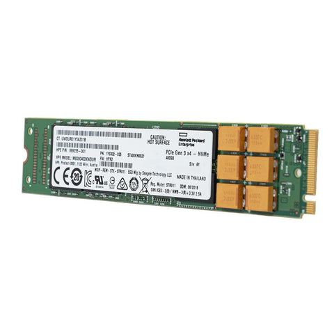 HP MS000400KWDUR 869255-001 400GB PCIe Gen 3.0 x4 4GB/s Mixed Use MLC 22110in Recertified Solid State Drive