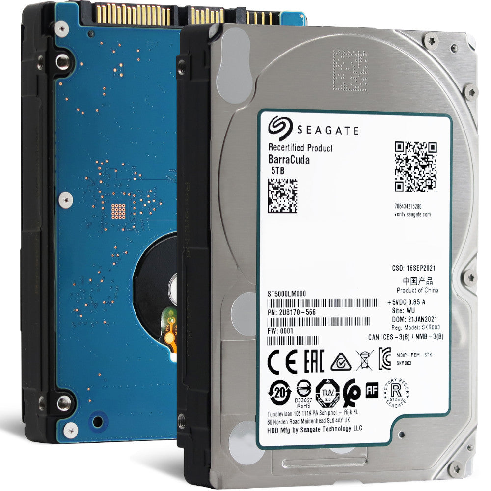 pels Slikke kage Seagate BarraCuda ST5000LM000 5TB SATA 2.5" Recertified HDD —  ServerPartDeals.com