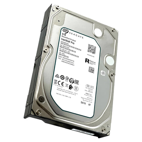 Seagate IronWolf Pro 6TB 7.2K RPM SATA 6Gb/s 512e 3.5in Recertified Hard Drive - ST6000NE000