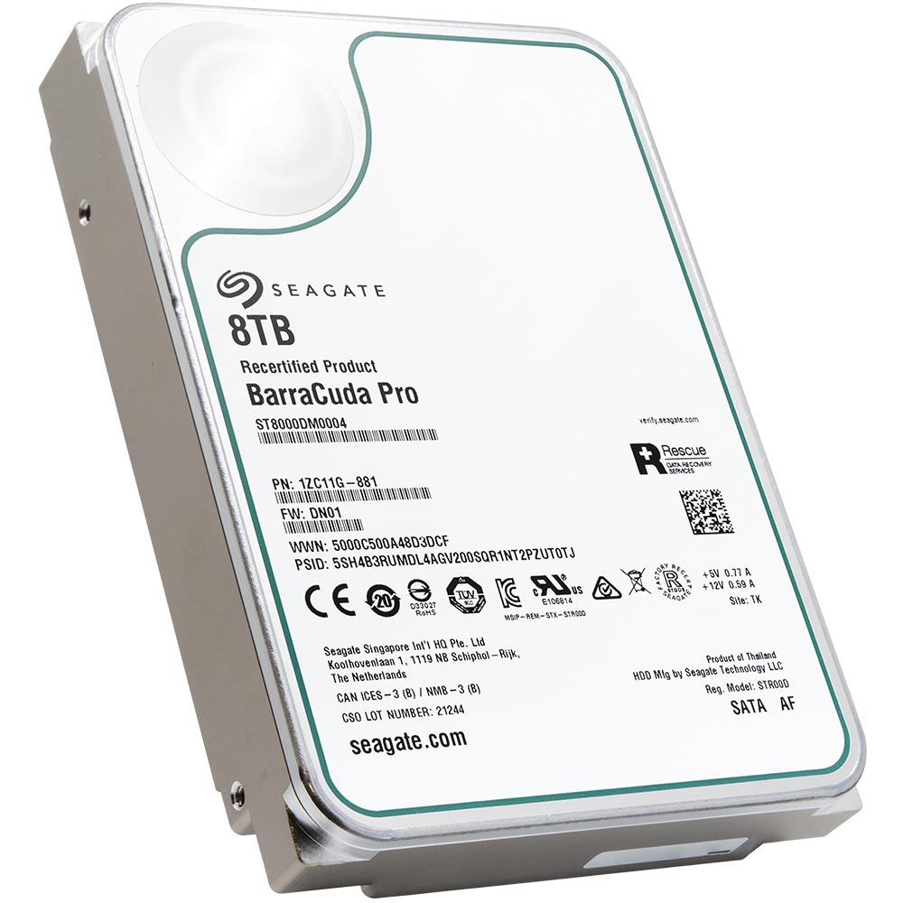 外付けハードディスク・ドライブ Seagate Barracuda Pro 8TB HDD Seagate BarraCuda Pro 8TB 7.2K RPM SATA 6Gb/s 256MB 3.5'' HDD
