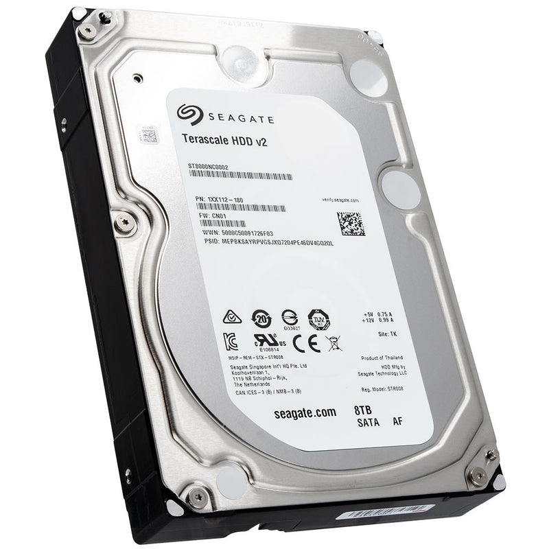 Seagate Terascale ST8000NC0002 8TB 7.2K RPM SATA 6Gb/s 3.5" Hard Drive