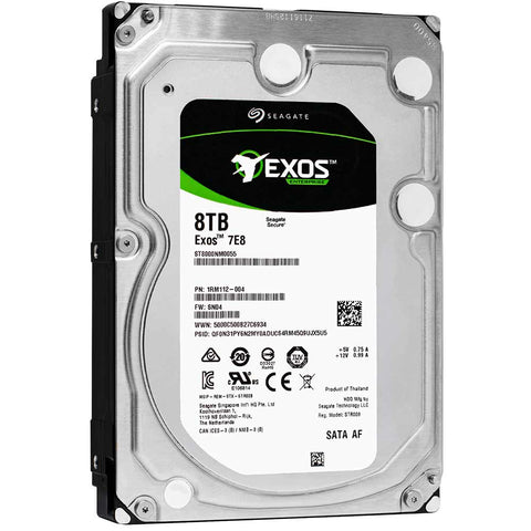 Seagate Exos 7E8 ST8000NM0055 8TB 7.2K RPM SATA 6Gb/s 256MB 3.5" HDD - Product Image