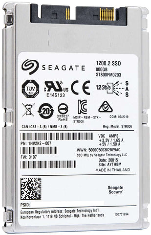 Seagate 1200.2 ST800FM0203 800GB SAS 12Gb/s 1.8" SED Solid State Drive