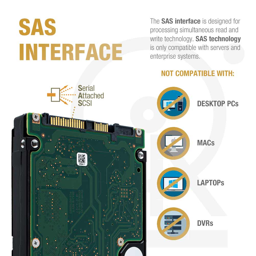 Seagate Enterprise Performance ST1200MM0098 1.2TB 10K RPM SAS 12Gb/s 512n 128MB 2.5" SED HDD - SAS Interface