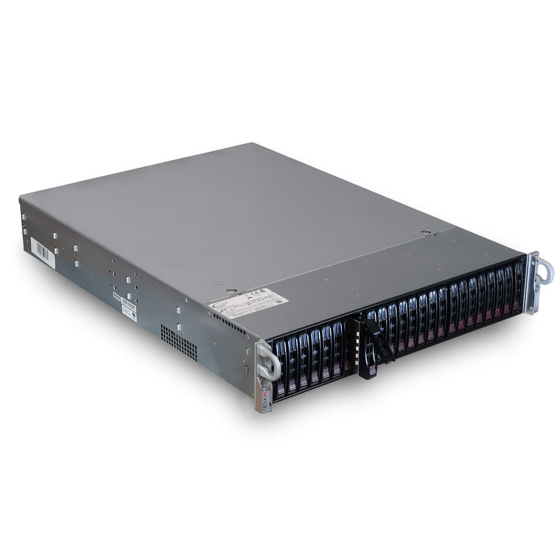 Supermicro SuperChassis 216BE1C-R741JBOD 2U 24 Bay JBOD SFF SAS 12Gb/s Storage Chassis | 24x 2.5" SAS/SATA Front Loading Expansion Enclosure