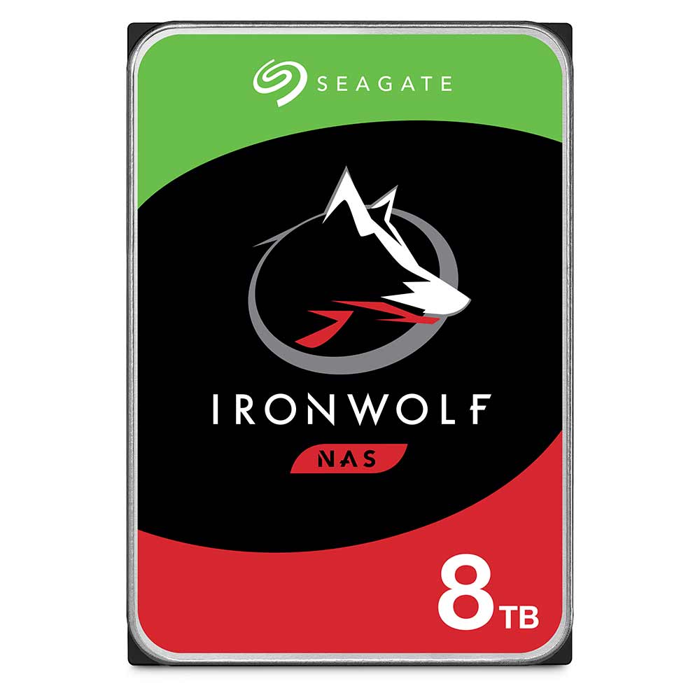 Seagate IronWolf ST8000VN0022 8TB 7.2K RPM SATA 6Gb/s 512e 3.5in Refurbished HDD