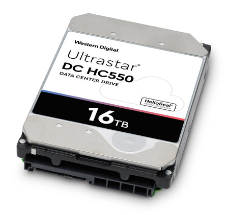  Ultrastar DC HC550 WUH721816ALE6L4 0F38462 16TB tilted