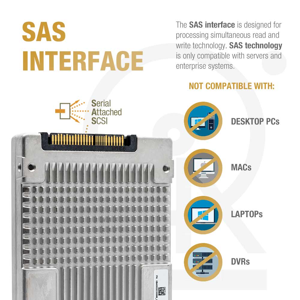 Western Digital Ultrastar DC SS300 HUSMR3280ASS200 800GB SAS 12Gb/s Mixed Use ISE 2.5in Refurbished SSD - SAS Interface