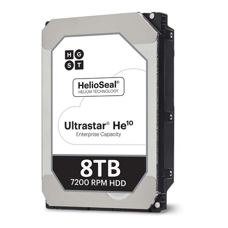 HGST Ultrastar He10 0F27406 HUH721008AL4200 8TB 7.2K RPM SAS 12Gb/s 4Kn 256MB Cache 3.5" ISE Hard Drive