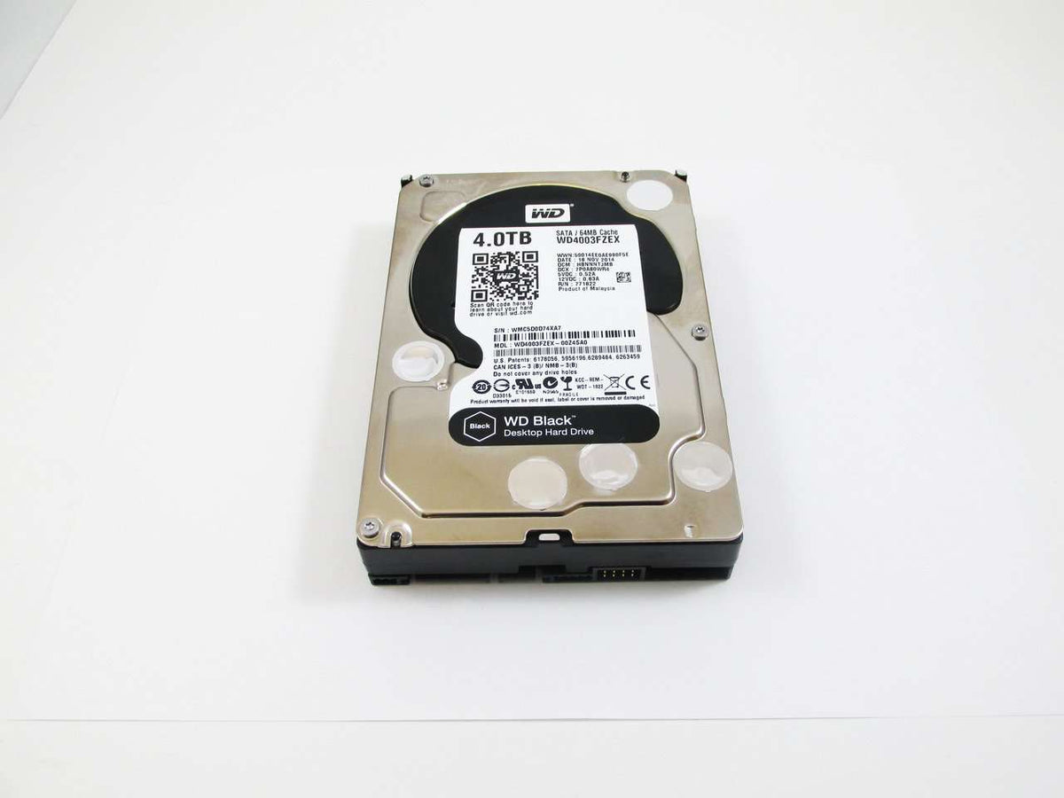 WD Black WD4003FZEX 4TB SATA 3.5 HDD — ServerPartDeals.com