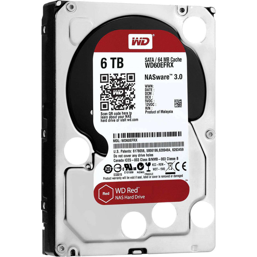 Western Digital - WD60EFRX　6TB HDD　SATA WD Red WD60EFRX 6TB SATA 3.5 HDD — ServerPartDeals.com