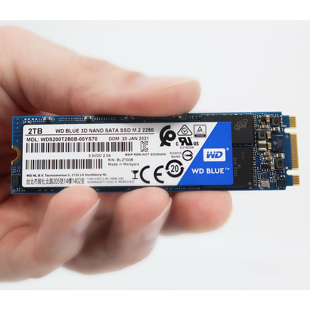 WD Blue WDS200T2B0B 2TB SATA M.2 SSD Seller Refurbished