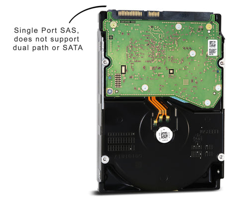 Western Digital Ultrastar DC HC530 WUH721414AL4204 0F31021 14TB 7.2K RPM SAS 12Gb/s 4Kn Single Port 3.5in Recertified Hard Drive