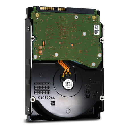 Western Digital Ultrastar DC HC530 WUH721414ALE604 0F31156 14TB 7.2K RPM SATA 6Gb/s 512e SE Power Disable Pin 3.5in Refurbished HDD Rear View