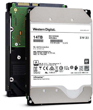 Western Digital Ultrastar DC HC530 WUH721414ALE6L4 0F31284 14TB 7.2K RPM SATA 6Gb/s 512e 512MB 3.5" SE HDD