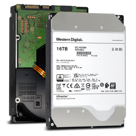 WD Ultrastar 16TB HDD DC HC550 7200RPM SATA 6Gb/s 3.5" Enterprise Hard Drive WUH721816ALE6L4 (0F38462) Main