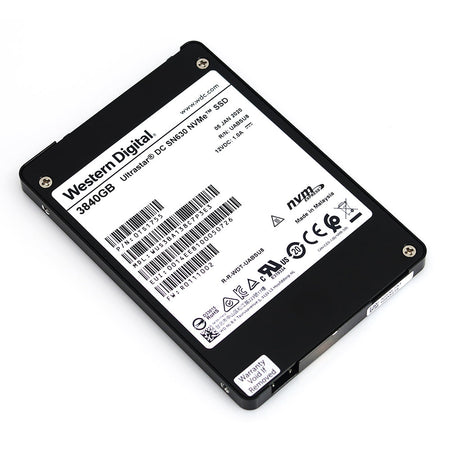 Western Digital Ultrastar DC SN630 WUS3BA138C7P3E3 0TS1755 3.84TB PCIe Gen 3.0 x4 4GB/s VRI 2.5in Solid State Drive