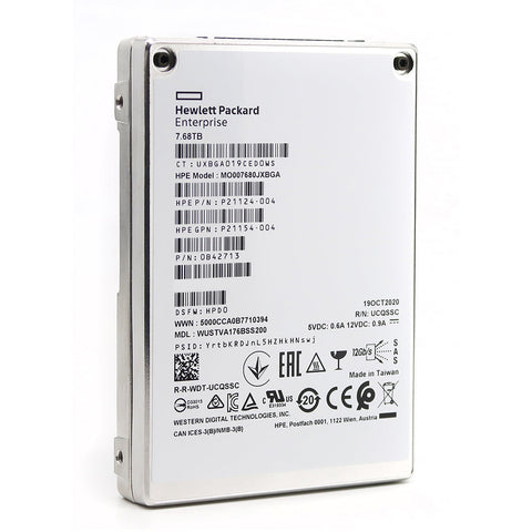 HP Ultrastar DC SS540 WUSTVA176BSS200 0P42398 7.68TB SAS 12Gb/s 2.5in Recertified Solid State Drive