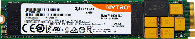 Seagate Nytro XP1920LE30002 1.92TB PCIe Gen3 x4-4GB/s M.2 Solid State Drive