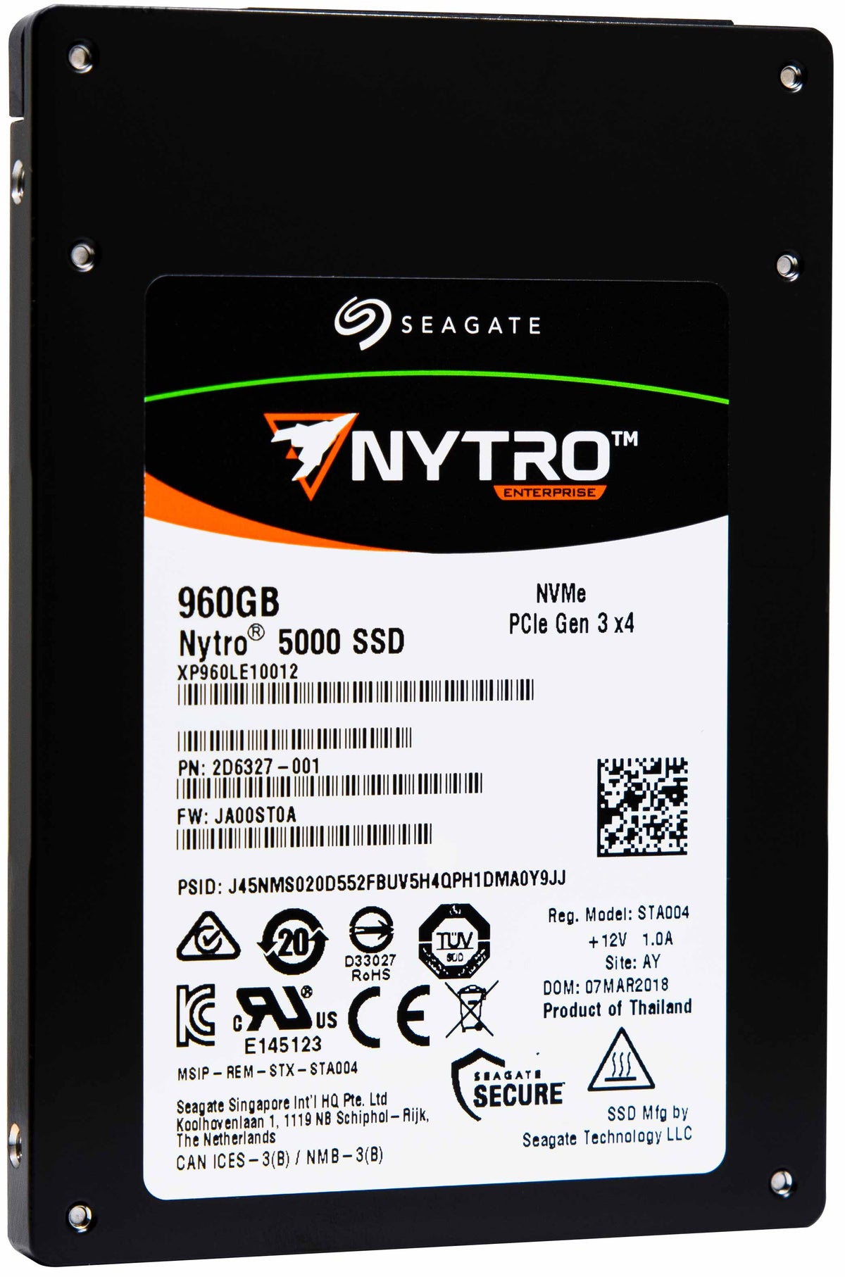 Seagate Nytro 5000 XP960LE10012 960GB PCIe 2.5 SSD