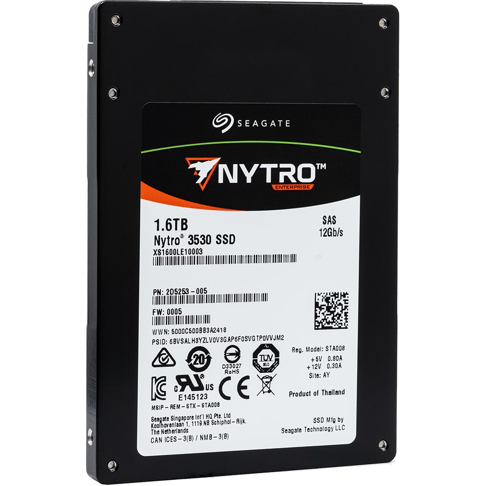Seagate Nytro 3530 XS1600LE10003 1.6TB SAS 12Gb/s 2.5" Solid State Drive - Product Image