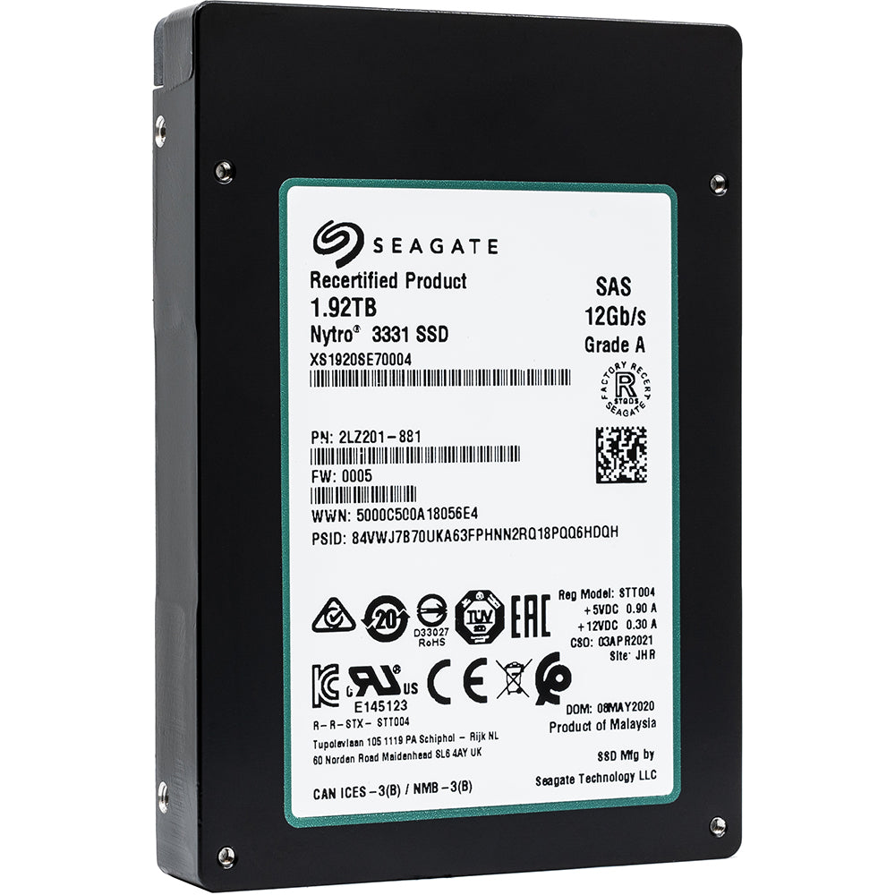 Seagate Nytro 3350 1.92TB–7.68TB SAS 12Gb/s 2.5" TLC Enterprise SSD – Open Box