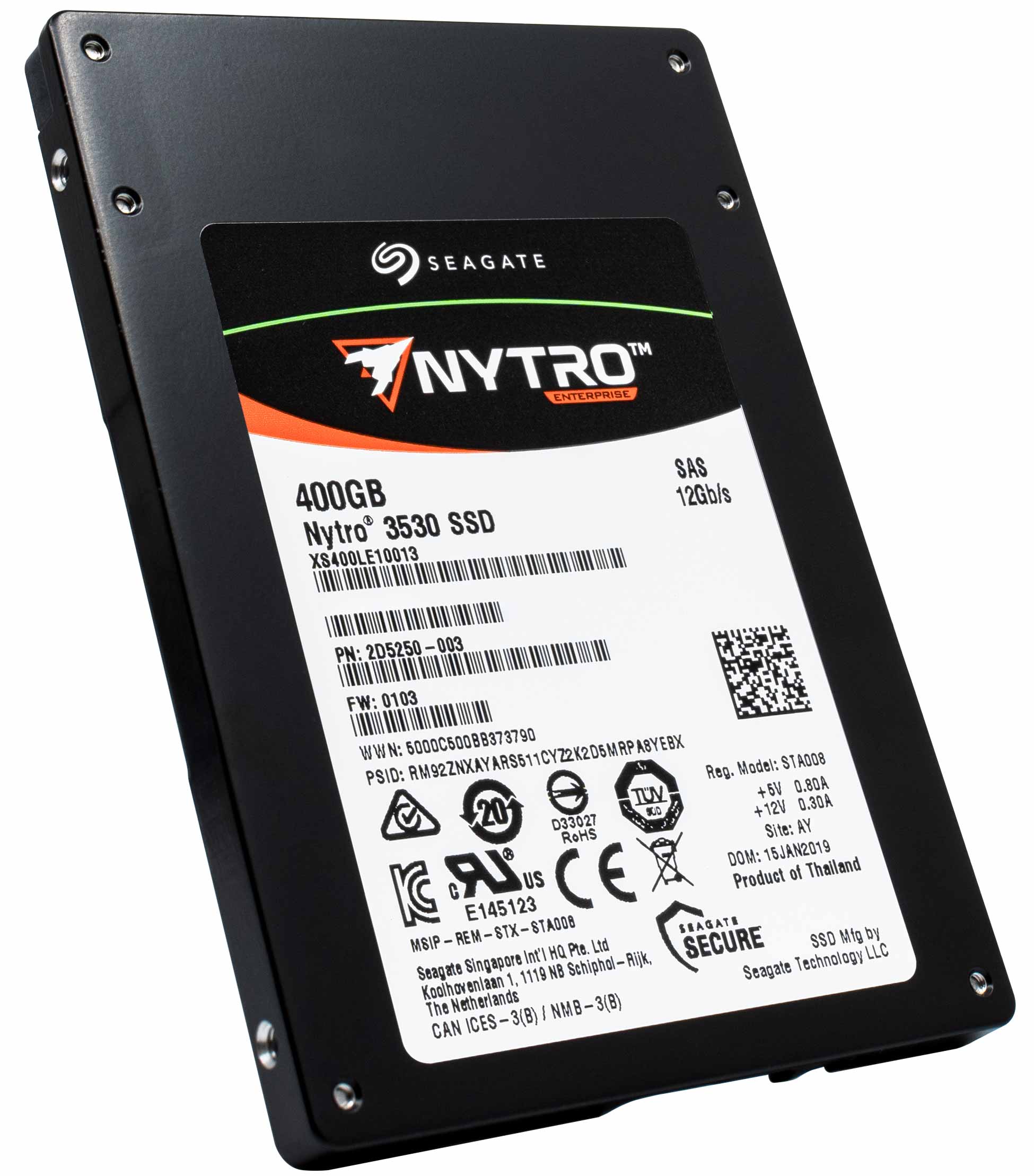 Seagate Nytro 3530 XS400LE10013 400GB SAS 12Gb/s 2.5" Solid State Drive