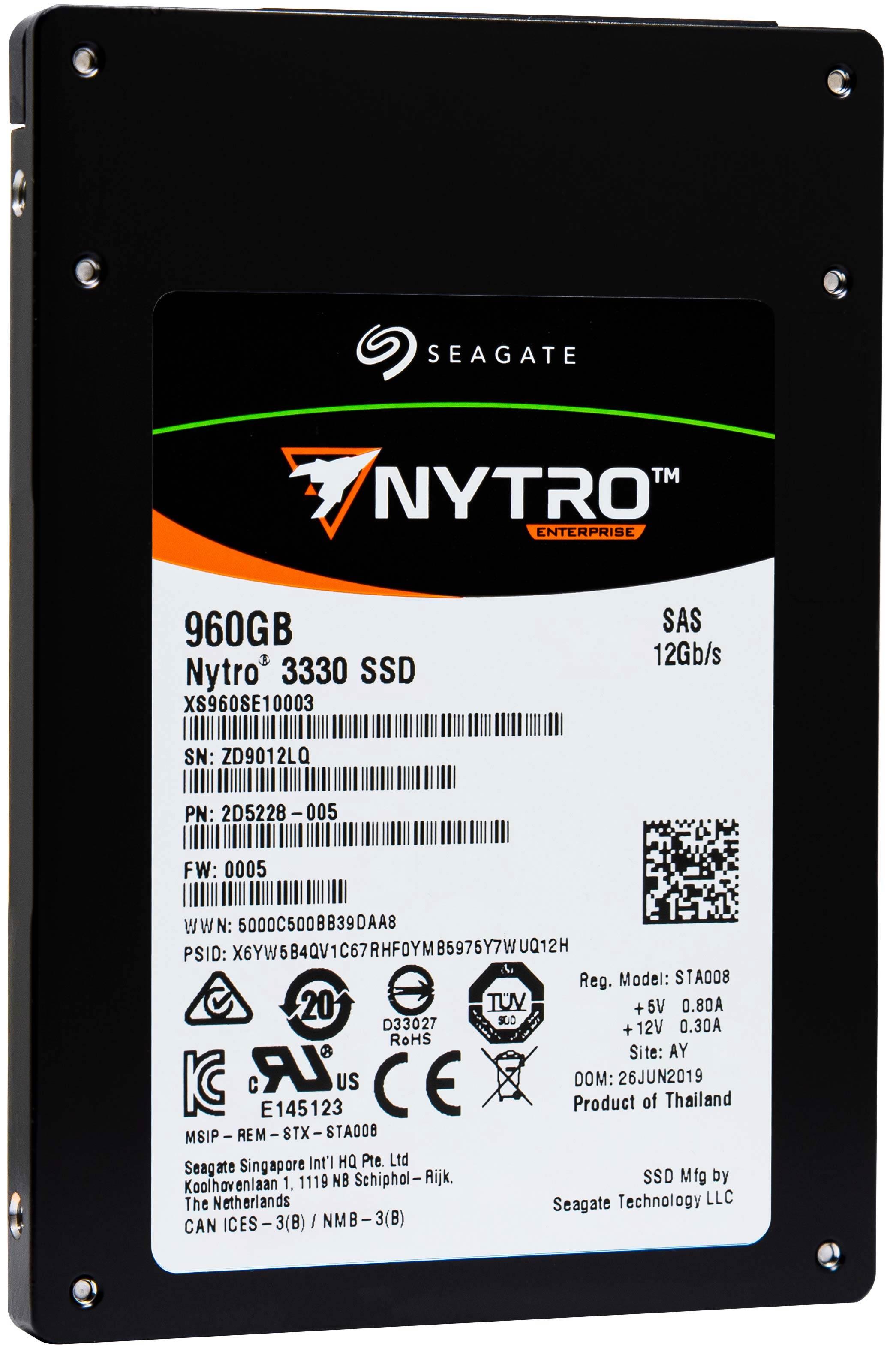Seagate Nytro XS960SE10003 960GB SAS-12Gb/s 2.5" Solid State Drive